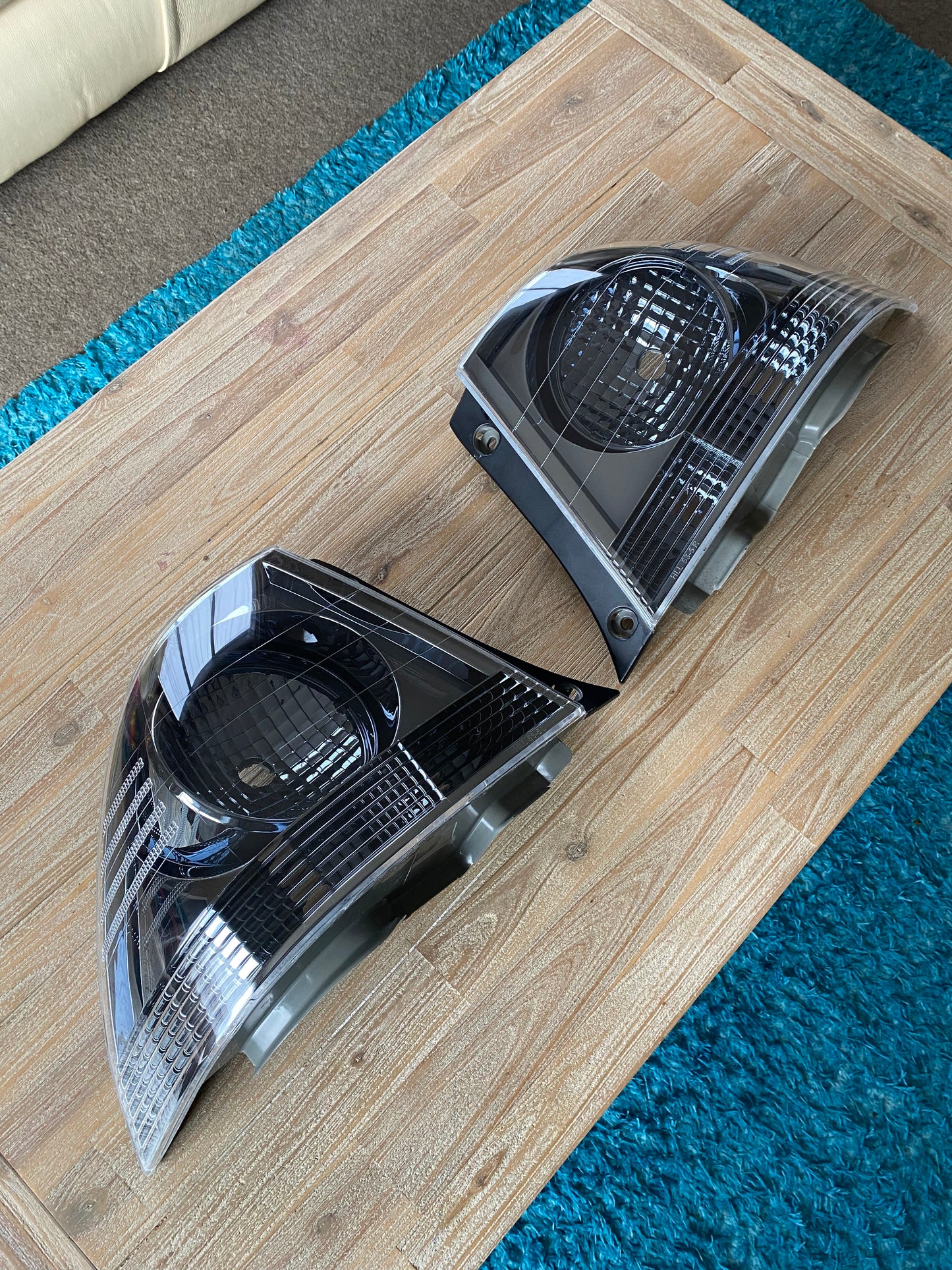 TOYOTA ALTEZZA/LEXUS IS200 SHADOW CHROME CLEAR TAIL LIGHTS