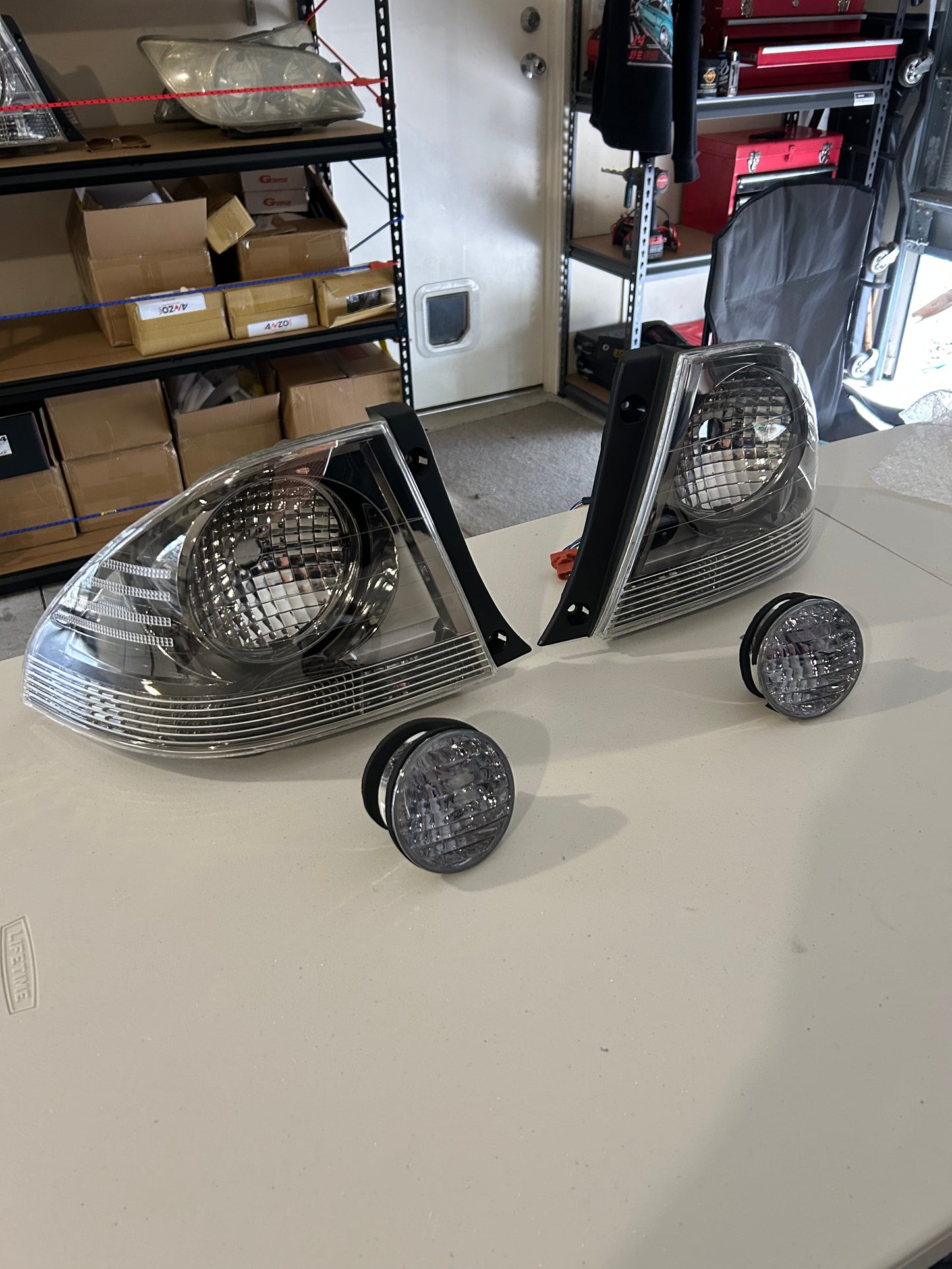 TOYOTA ALTEZZA/LEXUS IS200 SHADOW CHROME TAIL LIGHT COMBO