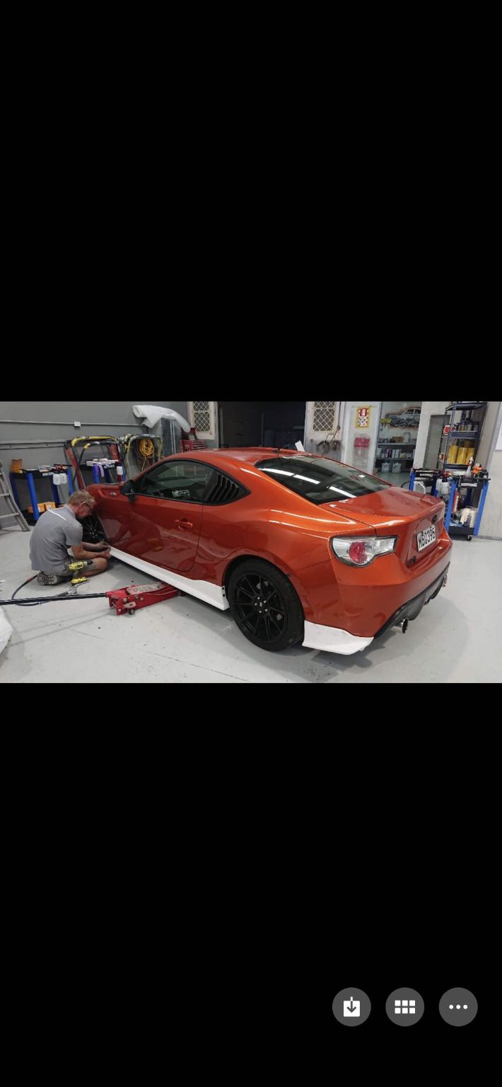 Vertex Style Rear End Caps Toyota GT86