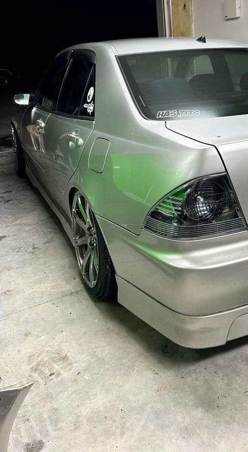 TOYOTA ALTEZZA/LEXUS IS200 SHADOW CHROME CLEAR TAIL LIGHTS