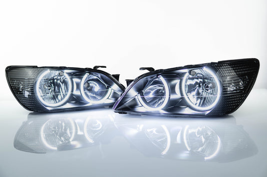 TOYOTA ALTEZZA/LEXUS IS200 BLACK HOUSING ANGEL HALOS